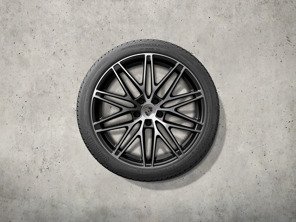 22' RS Spyder design winter wheel-and-tyre set, high gloss balck. Porsche Macan-e - 95C044600H
